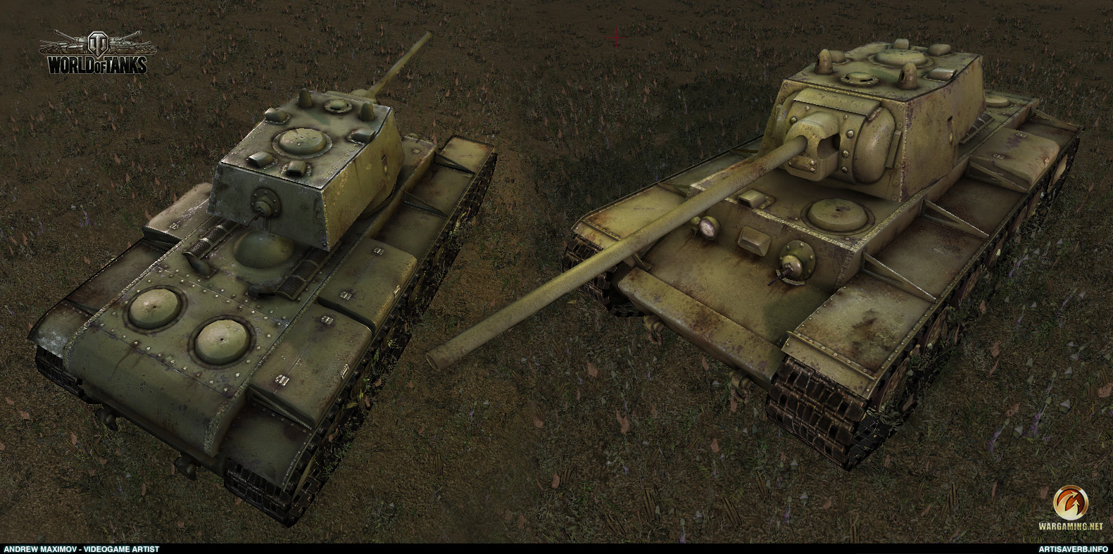 Art Is A Verb "World of Tanks" & "Order of War" artwork by Andrew Maximov