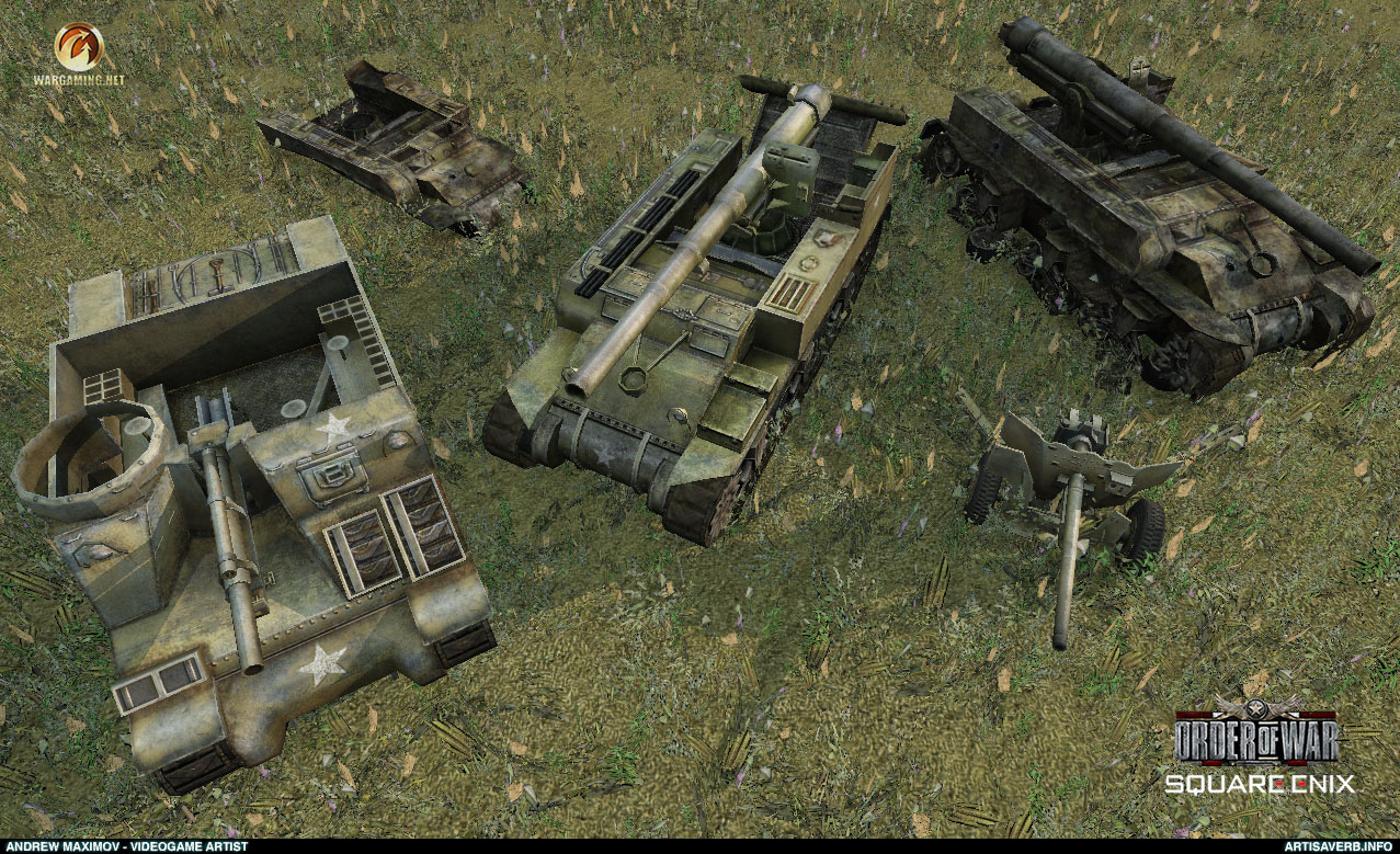 Art Is A Verb "World of Tanks" & "Order of War" artwork by Andrew Maximov