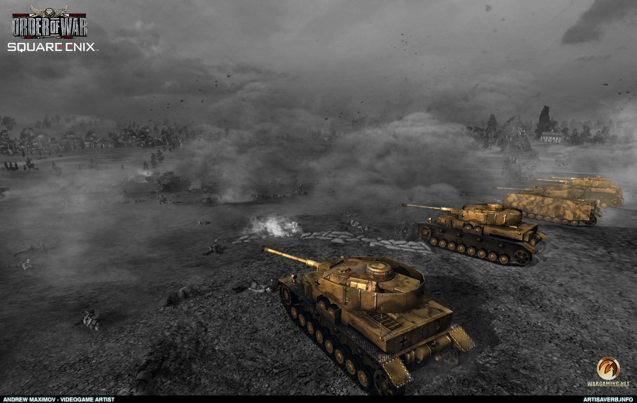 Art Is A Verb "World of Tanks" & "Order of War" artwork by Andrew Maximov