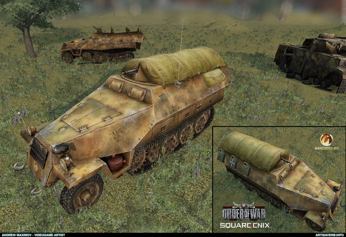 Art Is A Verb "World of Tanks" & "Order of War" artwork by Andrew Maximov