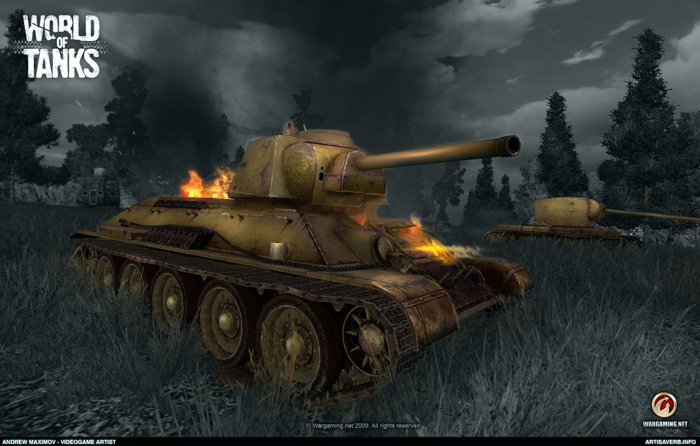 Art Is A Verb "World of Tanks" & "Order of War" artwork by Andrew Maximov